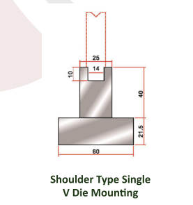 Shoulder Type Single V Die Mounting